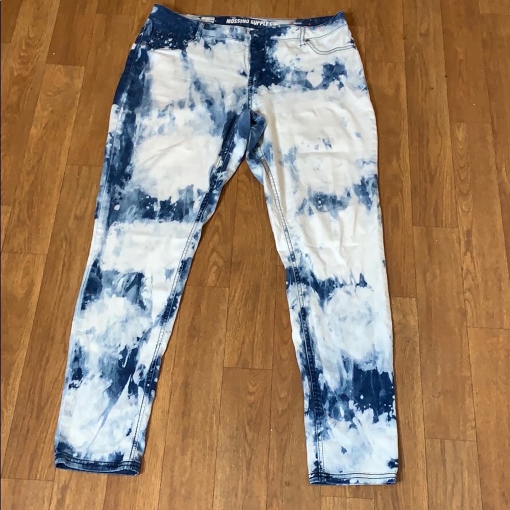 Denim leggings